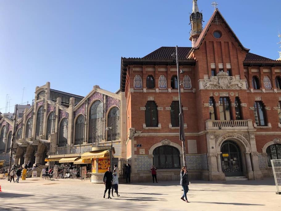 Ferienwohnung Loft Con Estilo Y Terraza En Centro Historico Valencia Exterior foto