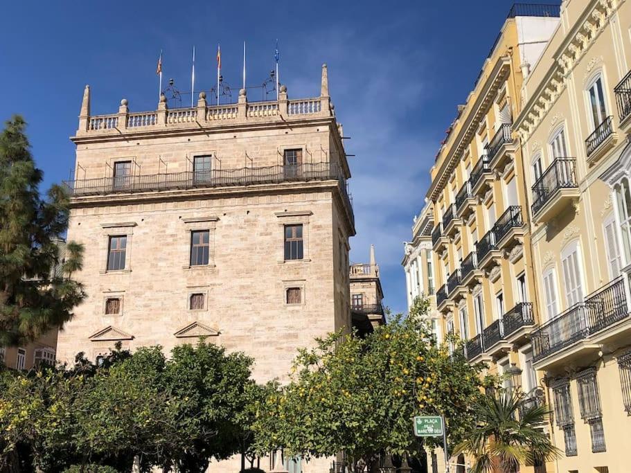 Ferienwohnung Loft Con Estilo Y Terraza En Centro Historico Valencia Exterior foto
